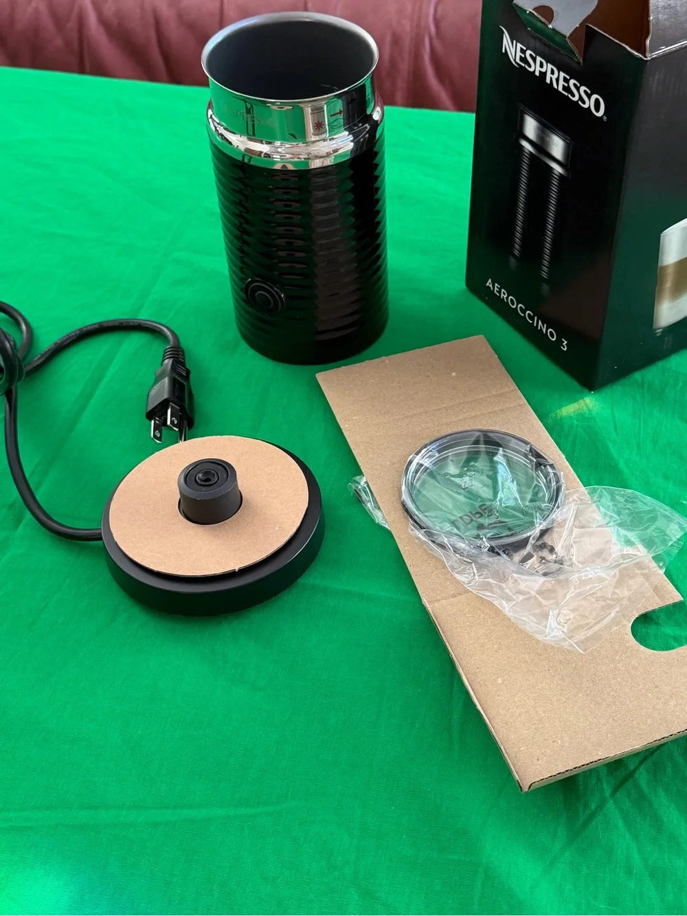 Nespresso Aeroccino 3 Milk Frother - Black